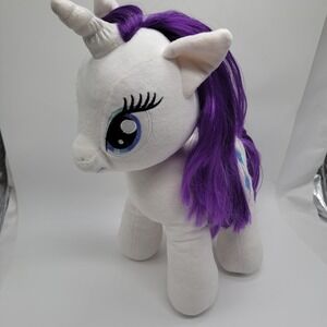 Build A Bear My Little Pony Rarity 16'' Stuff Animal Plush BAB MLP